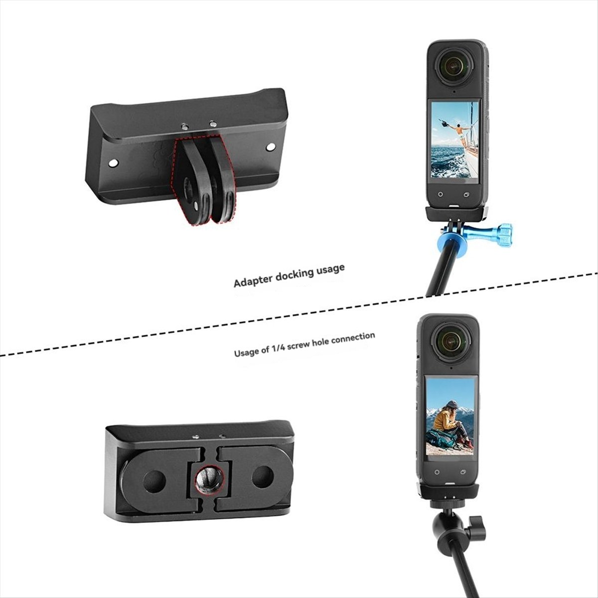 Insta360 Camera X4 - Adattatore A73T per Fotocamere Insta360 X5