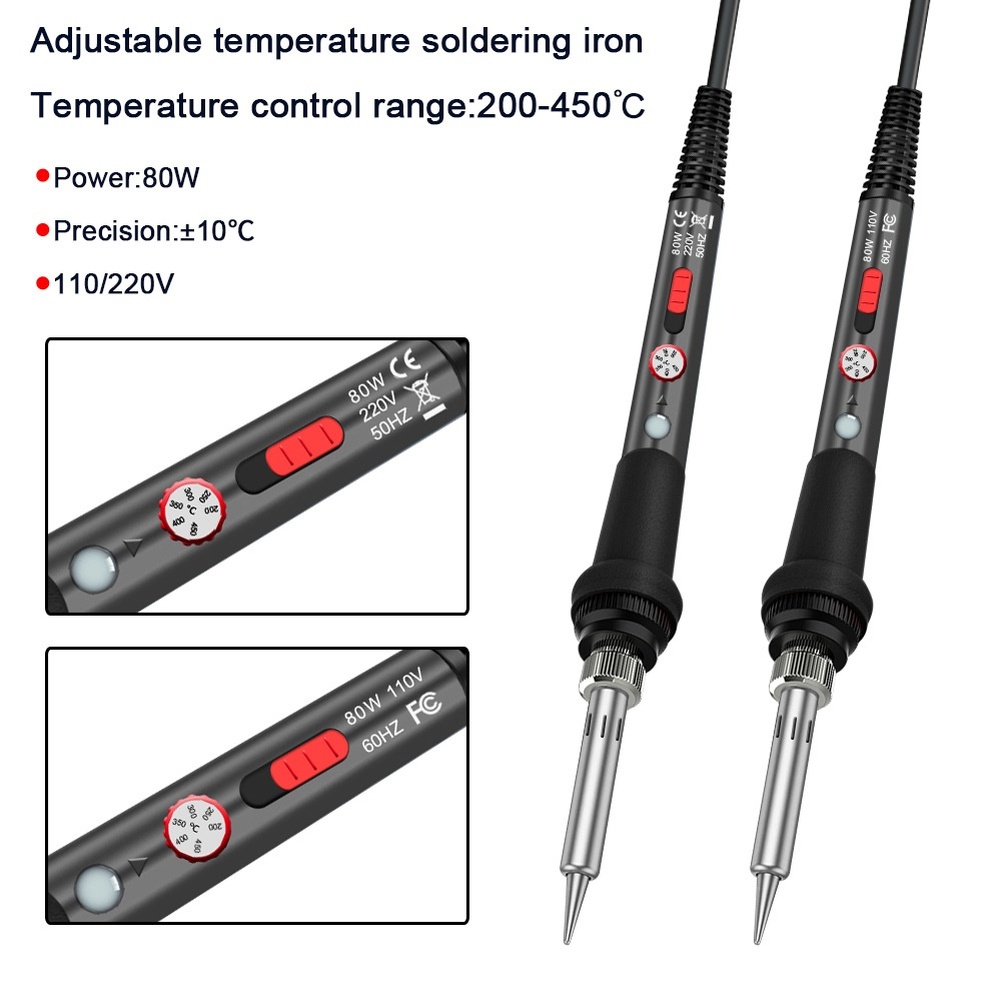 Electronics Repair Shops - Kit saldatore da 80W con punte