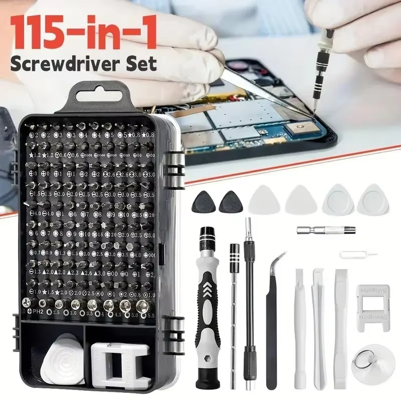 Electronic Repair Tutorial - Set di Cacciaviti di Precisione 115-in-1