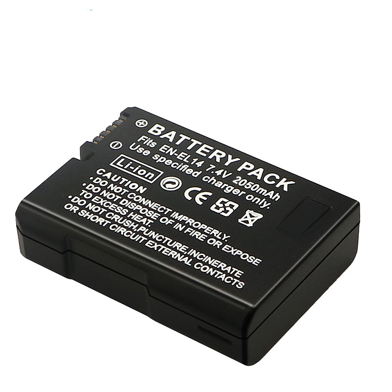 2050mah EN-EL14a EL14 BATTERIA - Nikon Camera D3500 recensione e prezzo